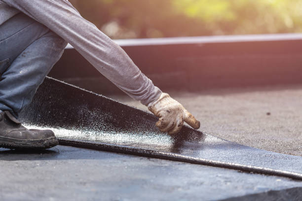 Professional Waterproofing technician working in Closter, NJ